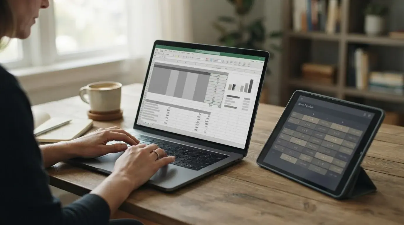 Vergleich von Sportwetten-Anbietern auf einem Laptop-Bildschirm