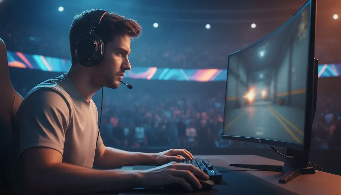 CS2 Wetten – E-Sport Spieler bei einem Counter-Strike 2 Turnier