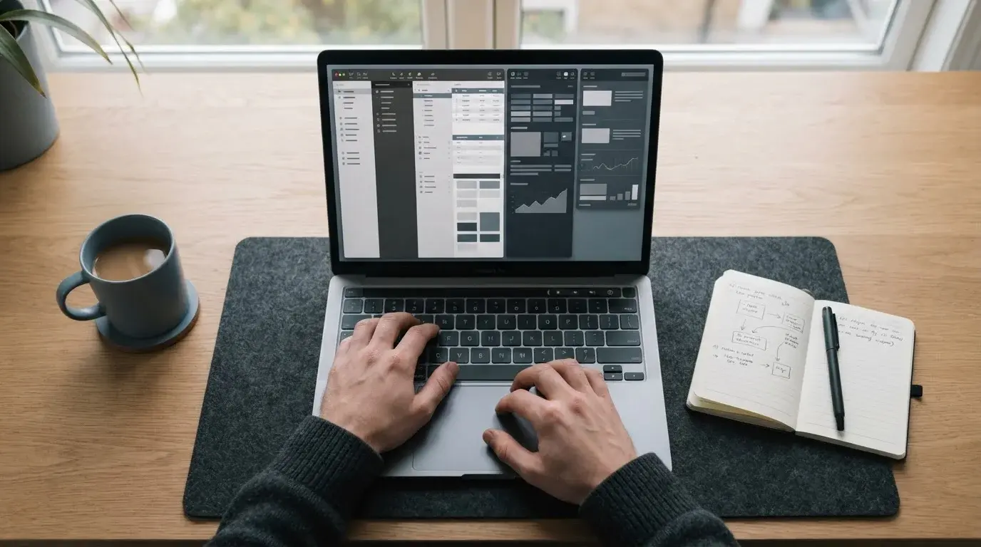 Analytische Übersicht von Wettanbietern ohne deutsche GGL-Lizenz auf einem Laptop