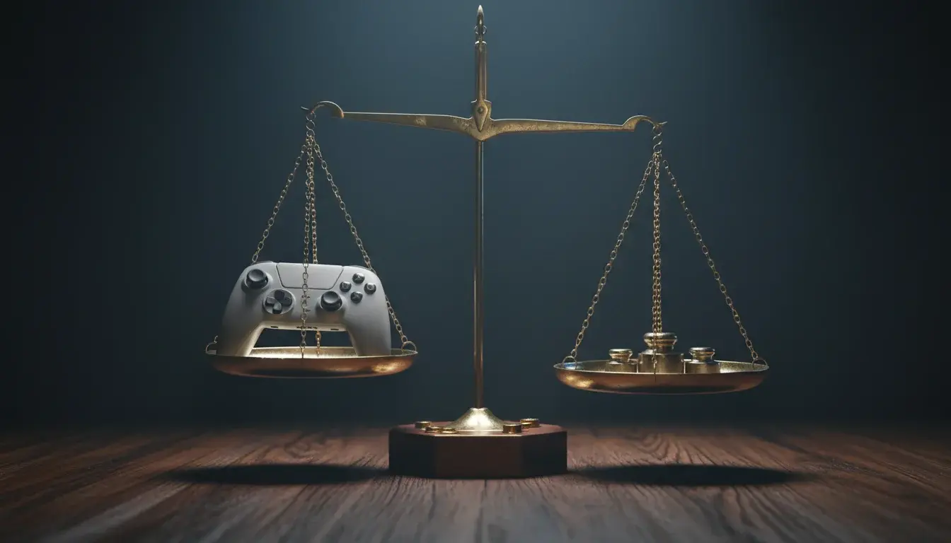 Waage symbolisiert Handicap-Ausgleich bei E-Sport Wetten