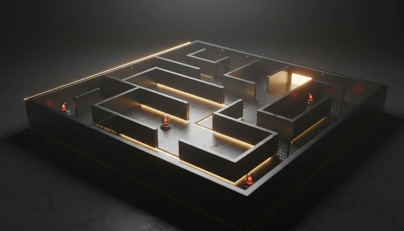 Warnschilder und Stolperfallen symbolisieren Wettfehler