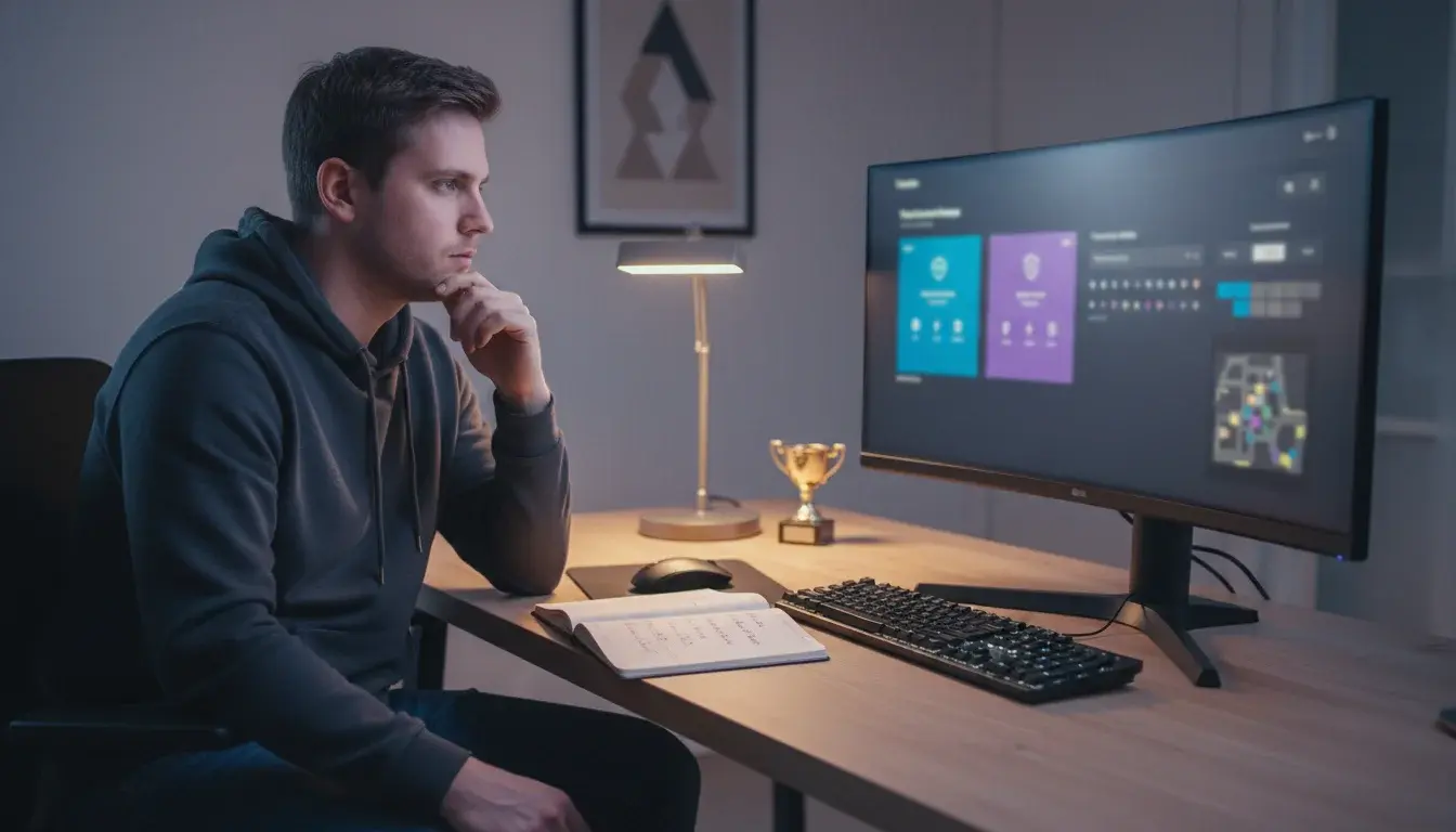 E-Sport Wetten Strategien – Analytiker studiert Teamstatistiken