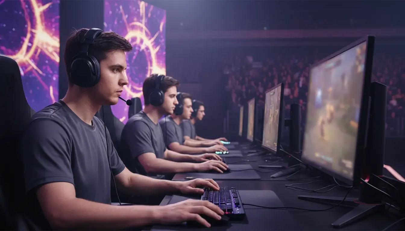 LoL Wetten – League of Legends Spieler bei einem E-Sport-Event