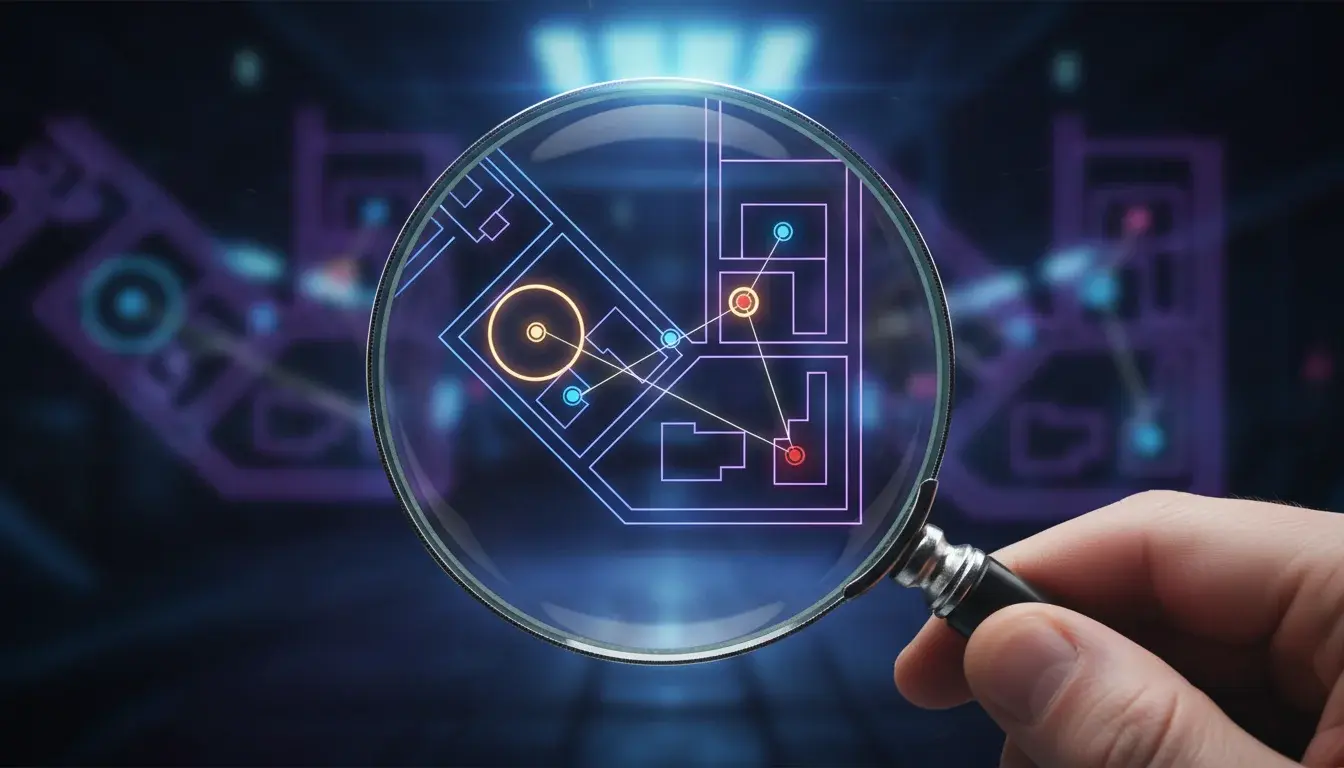 Lupe über Wettdaten symbolisiert Value-Suche