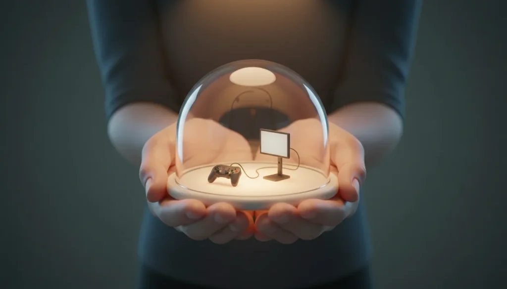 Schützende Hand symbolisiert verantwortungsvolles Spielen